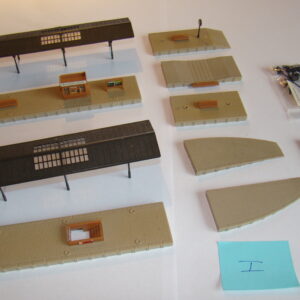 Vollmer 7504 - Spoor N - Bouwpakket platform "Baden-Baden" 7st. (1)