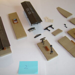 Vollmer 7504 - Spoor N - Bouwpakket platform "Baden-Baden" 9st. (2)