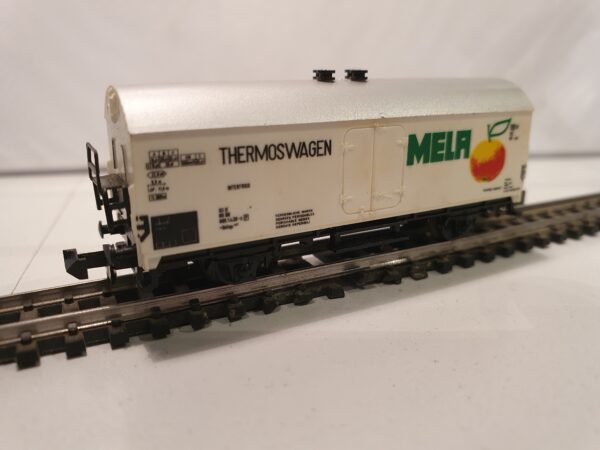 Minitrix 51 3226 00 N Koelwagen, 2-assen, wit, ´THERMOSWAGEN´ ´MELA´
